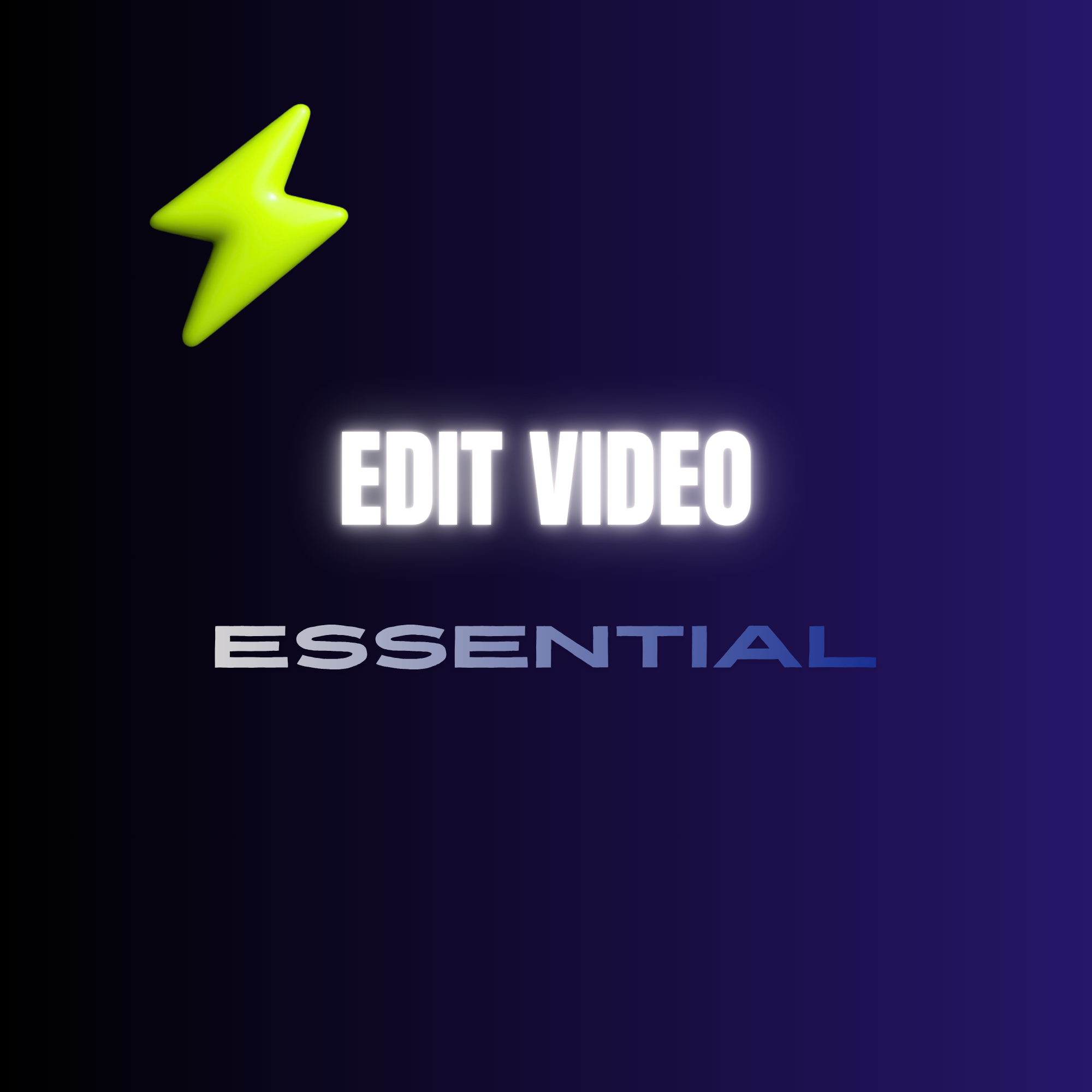 EDIT VIDEO ESSENTIAL SHORT®